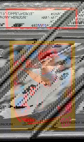 2013 Topps Update Anthony Rendon Gold /2013 PSA 8