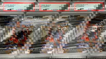 (3) 2019 select Zion Williamson PSA 9 