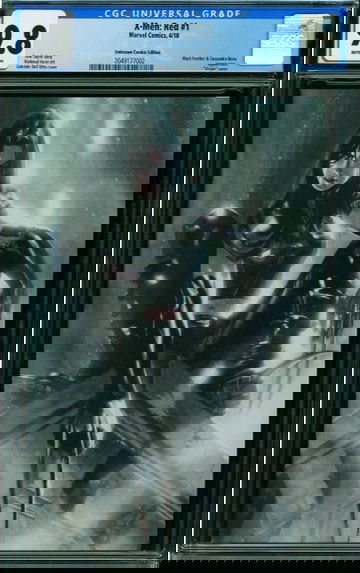 X-Men Red #1 CGC 9.8 Dell'Otto Virgin Variant - minor crack on slab