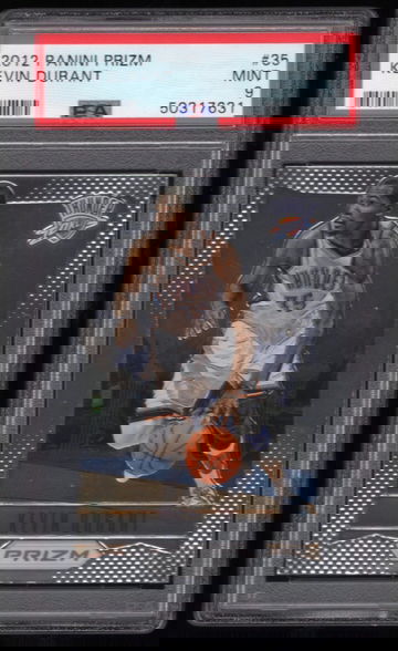 2012 prizm Kevin Durant PSA 9
