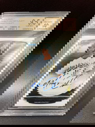 MATT OLSON 2013 BOWMAN CHROME RC AUTO ROOKIE BGS9.5/10