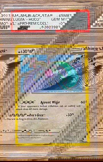 Pokemon Shining Lugia SM82 - Black Star Promo - PSA 10!