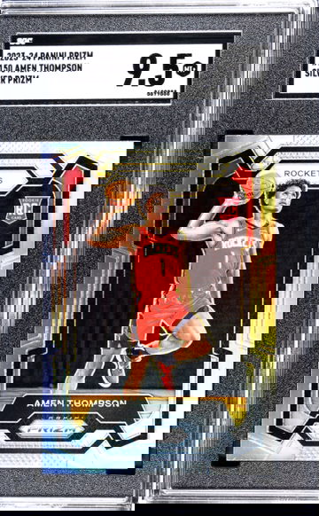 2023 PRIZM AMEN THOMPSON SILVER RC ROOKIE SGC 9.5 !