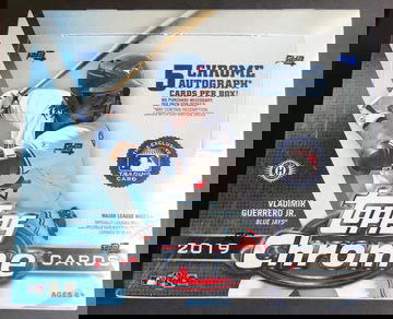 (1) 2019 Topps Chrome Jumbo Box