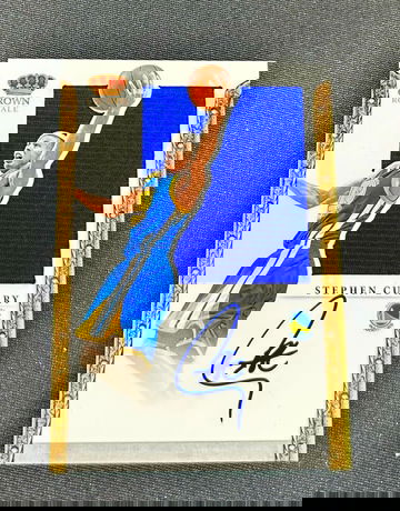 2011 Stephen Curry Panini Crown Royale Preferred Silhouttes Patch Jersey Auto /99 #247 Autograph SP Silhouette