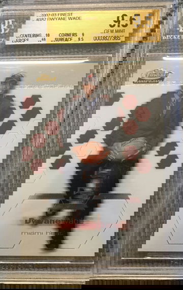 2002 XRC Finest Wade BGS 9.5 with 2 (10s).