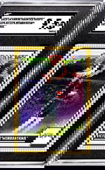 2023-24 Panini Haunted Hoops #108 Victor Wembanyama Orange SGC 9.5