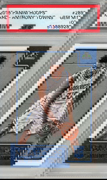 Karl-Anthony Towns 2015-16 Panini Hoops #289 PSA 10 Gem Mint Rookie RC! 8928