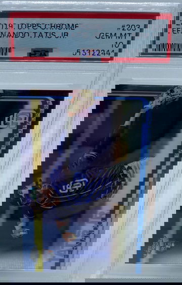 2019 Topps Chrome Fernando Tatis Jr PSA 10