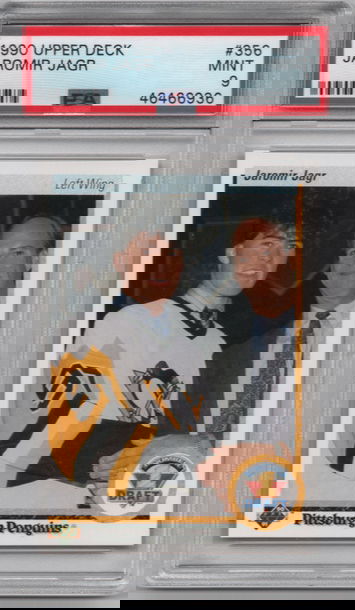 1990-91 Upper Deck #356 Jaromir Jagr RC PSA 9