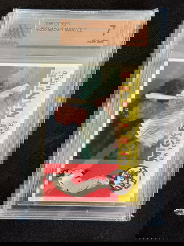 1960 Topps Mickey Mantle #350 BVG 7 