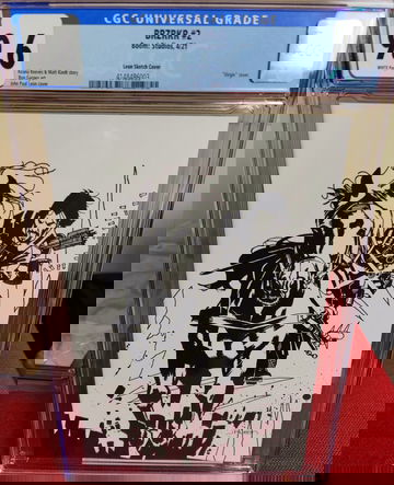 BRZRKR #2 - CGC 9.6 - 1:250 - Leon Sketch Virgin Cover