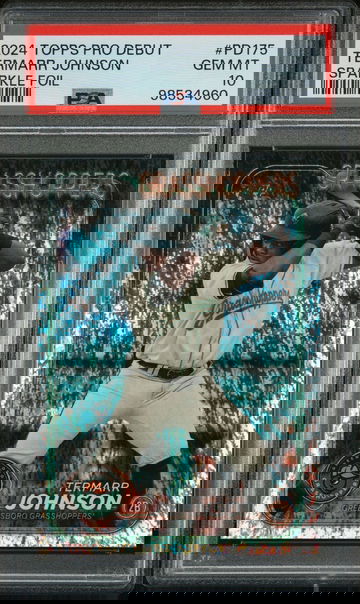 2024 Topps Pro Debut Sparkle Foil Termarr Johnson #PD175 /175 PSA 10