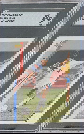 1994 Upper Deck World Cup Mia Hamm English/Spanish SGC 9