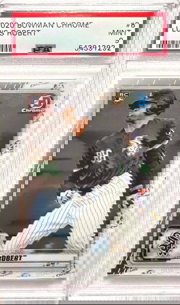 Luis Robert 2020 Bowman Chrome RC PSA9 Mint 