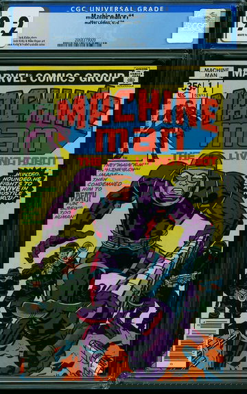 MACHINE MAN #1, CGC 9.2 NM-
