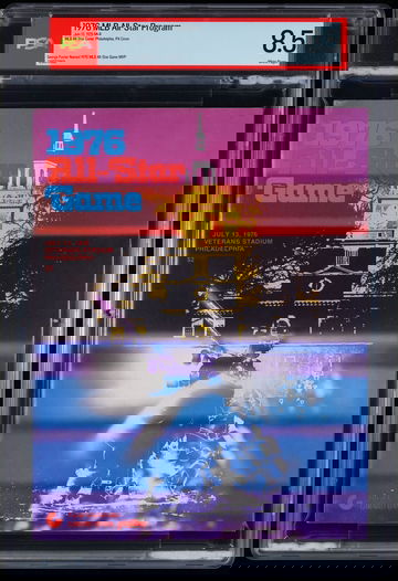 1976 Baseball All-Star Game Program PSA 8.5 George Foster MVP Cincinnati Reds