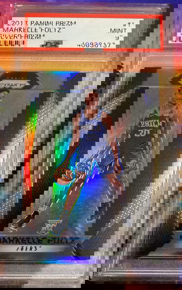 2017 silver prizm Markelle Fultz #1 mint 9 