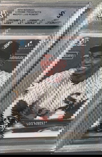 2018 Bowman Chrome Prospects Luis Robert 1st BGS 9