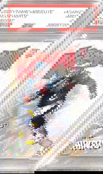 2020 Panini Absolute Jalen Hurts Kaboom RC Rookie PSA 9 MINT