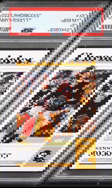 2022 Panini Chronicles Kenny Pickett RC #33 Pittsburgh Steelers - PSA 10