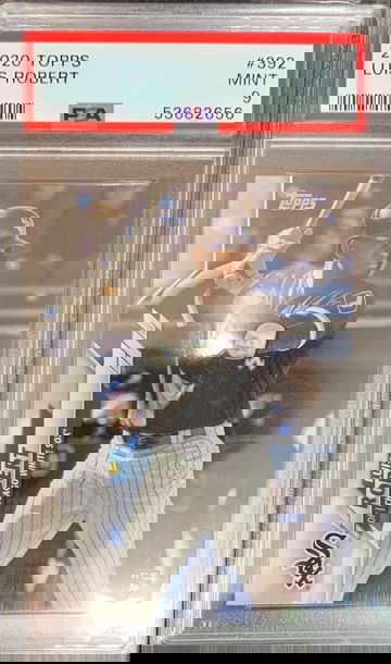 Luis Robert Rookie Card 2020 Topps PSA 9