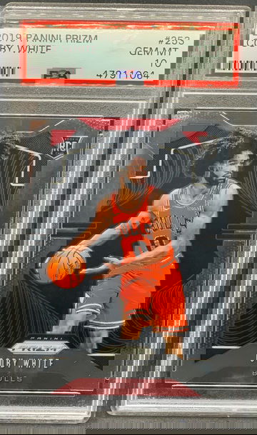 Coby White 2019 Panini Prizm #253 Rookie PSA 10