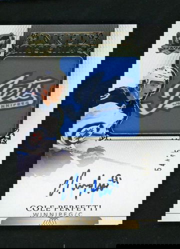 2021 Upper Deck The Cup #II-CP Cole Perfetti Inked Insignias /75 Patch Auto