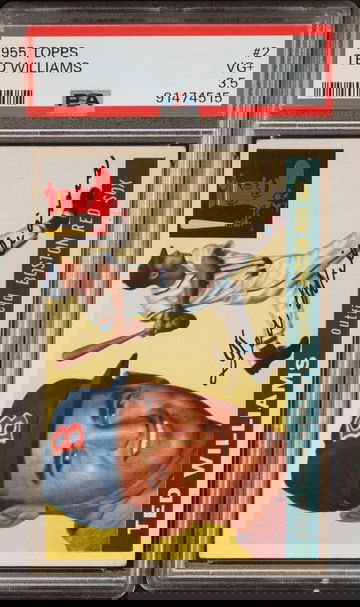 1955 Topps Ted Williams #2 PSA 3.5