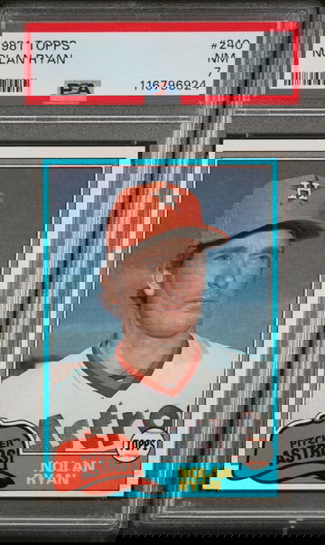 1981 Topps Nolan Ryan #240 PSA 7