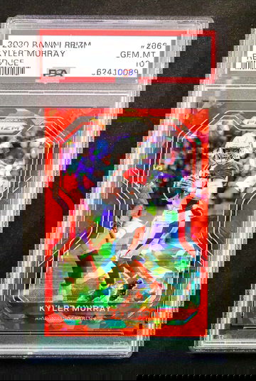 2020 Panini Prizm - Kyler Murray - Red Ice Color Match PSA 10 Gem Mint