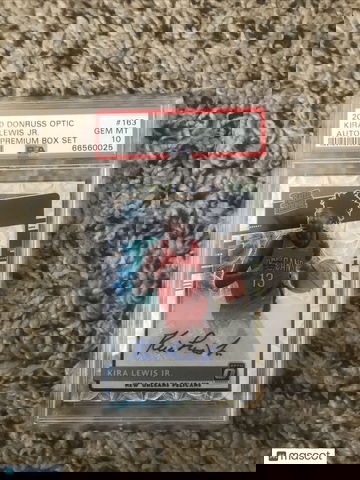 Kira Lewis Jr. Auto - PSA 10. 05/10! Low Pop!