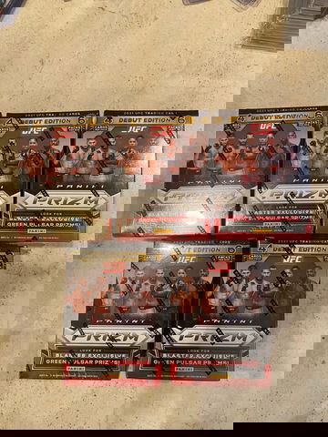 2021 Panini Prizm UFC Blaster Box lot of 5