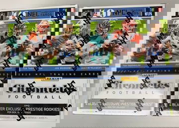 2020 football chronicles blaster lot of 2