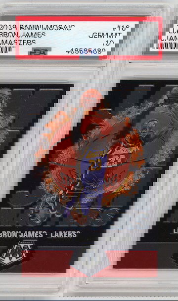 LeBron James 2019 Mosaic Jam Masters PSA 10