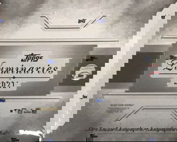 2021 TOPPS LUMINARIES BASEBALL HOBBY BOX - SUPPORT YOUR LOCAL CARD SHOP!