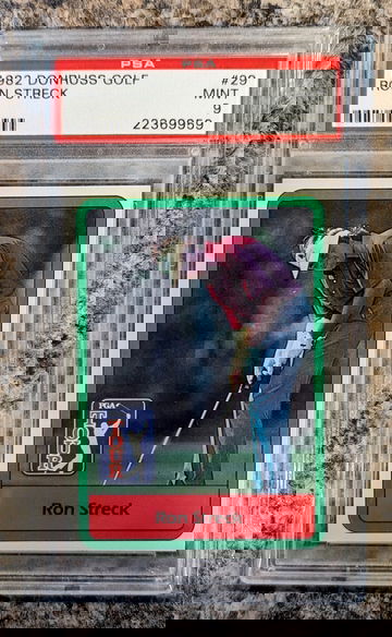 1982 Donruss Ron Streck PSA 9 Golf