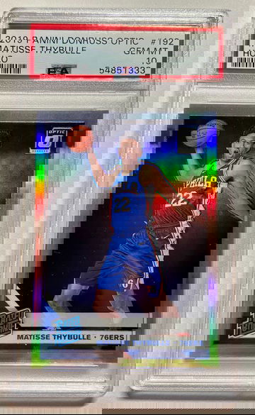 2019 Matisse Thybulle optic holo rookie psa 10 