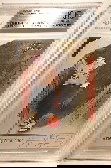 2001-02 Flair #121 Michael Jordan BGS 8.5 NM-MT+