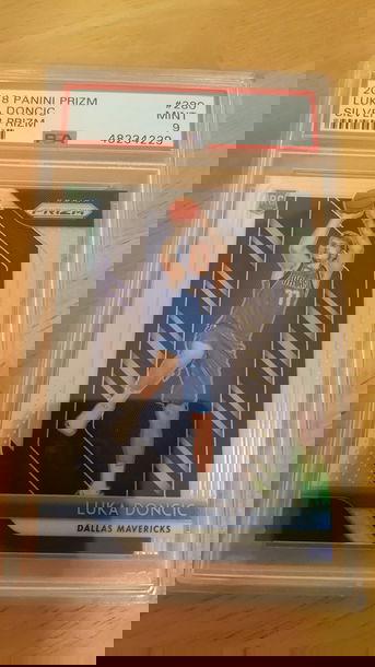 Luka Doncic Silver Prizm RC PSA 9