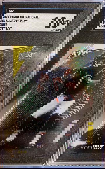 2021 Panini The National Justin Fields Rookies Stardust 3/5 SGC 10