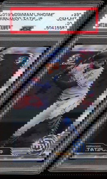 2019 Bowman Chrome Fernando Tatis Jr. RC Gem Mint PSA 10