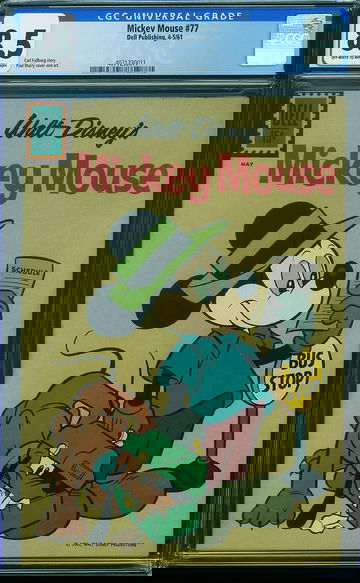 MICKEY MOUSE #77, CGC 8.5 VF+