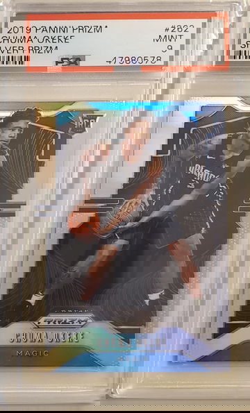 CHUMA OKEKE 2019 PRIZM SILVER PSA 9