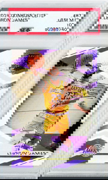 2019 Donruss Elite Lebron James PSA 10