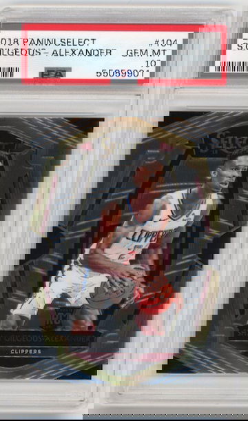 Shai Gilgeous-Alexander 2018 Select Premier PSA 10 Rookie