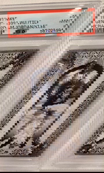 1991 Nike Michael Jordan & Spike Lee Genie #5 PSA 9 