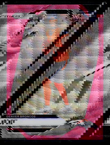 2024 Panini Prizm Pink Bo Nix #309 RC