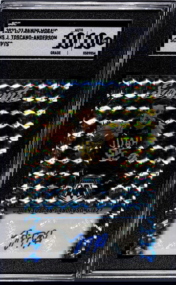 2022-23 Panini Mosaic Scripts Juan Toscano-Anderson #MS-JTA SGC 10 Auto 10