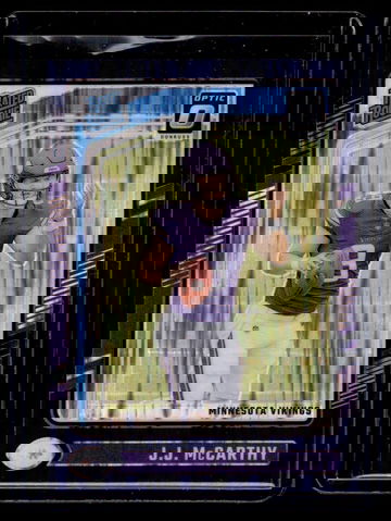 2024 Panini Donruss Optic Green Velocity J.J. McCarthy #235 RC